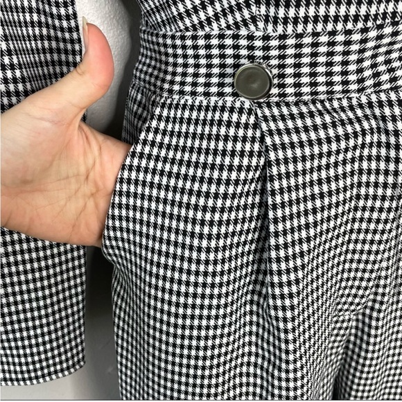 NWT MISS SELFRIDGE BLACK AND WHITE HOUNDSTOOTH JUMPSUIT 🖤🤍 - Picture 4 of 8